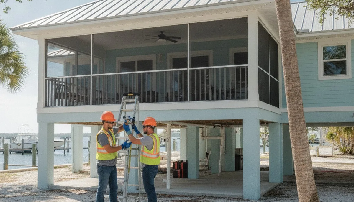 Plumber repairing pipe in Cape Coral, FL for fast residential plumbing service