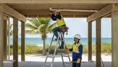 Cape Coral, FL plumber repairing residential plumbing for a local home service call
