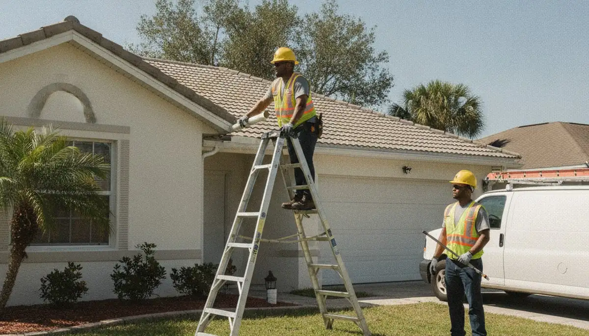Cape Coral, FL plumber repairing a residential pipe for plumbing service
