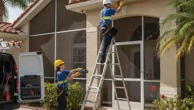 Cape Coral, FL plumber repairing a residential plumbing issue for local home service customers