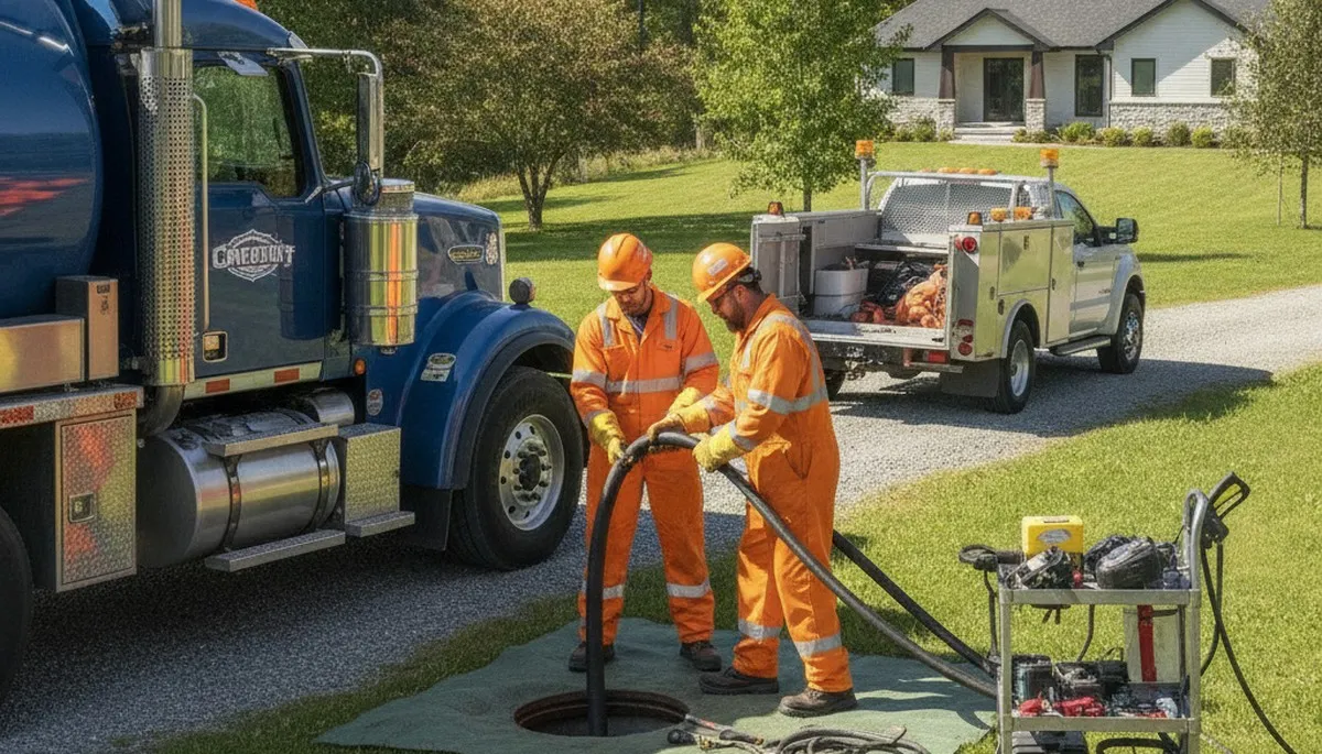 Cape Coral, FL septic pumping service by On Call Plumbers for residential plumbing maintenance