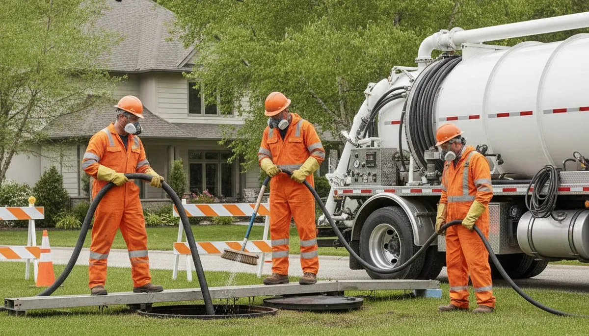 Cape Coral, FL septic tank cleaning by On Call Plumbers for residential plumbing maintenance