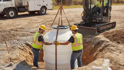 Cape Coral, FL septic tank installation by On Call Plumbers for residential plumbing service