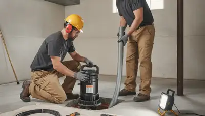 Sump pump installation for Cape Coral, FL homes to protect against seasonal flooding and heavy rain